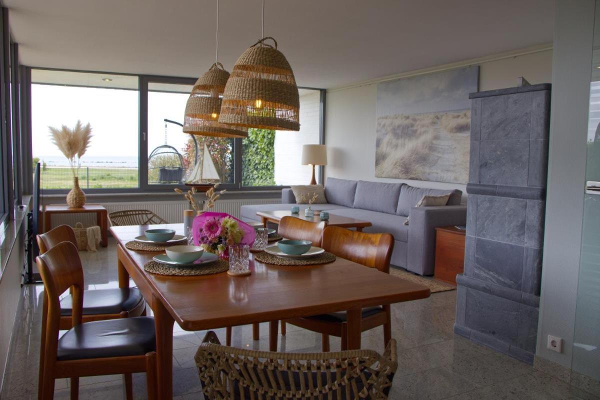 Inselblume 82 - Bungalow Am Suedstrand Mit Meerblick Burgtiefe auf Fehmarn Buitenkant foto